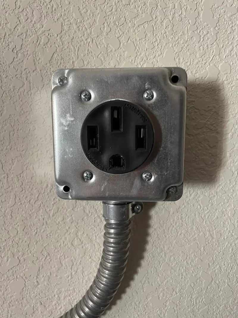 NEMA 14-50 outlet installed for Smart Home Electrical in Irmo