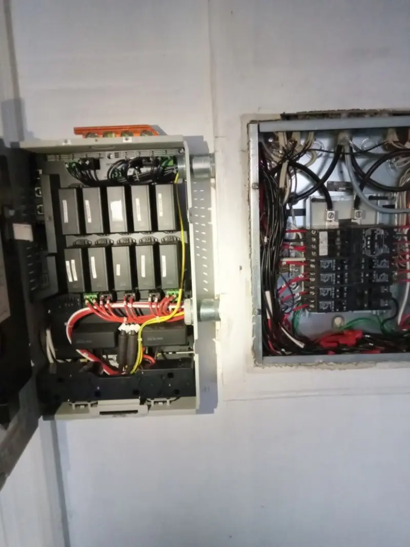 Electrical panel upgrade completed for Security Camera Wiring in Irmo